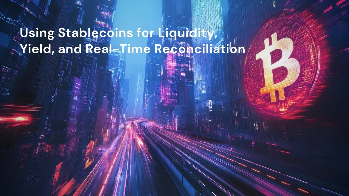 Using Stablecoins for Liquidity, Yield, and Real-Time Reconciliation