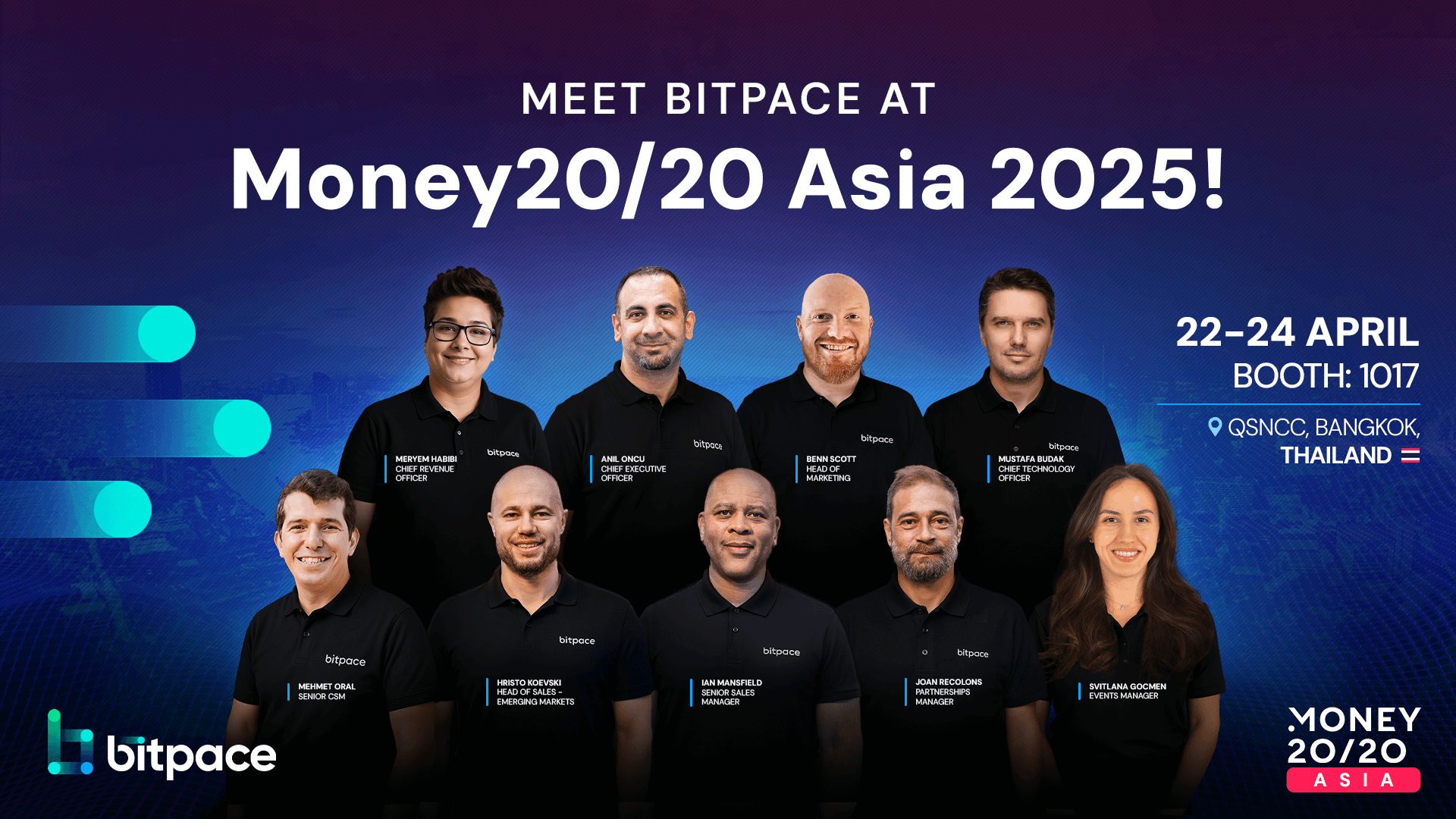 Meet Bitpace at Money 20/20 Asia (Thailand) 2025