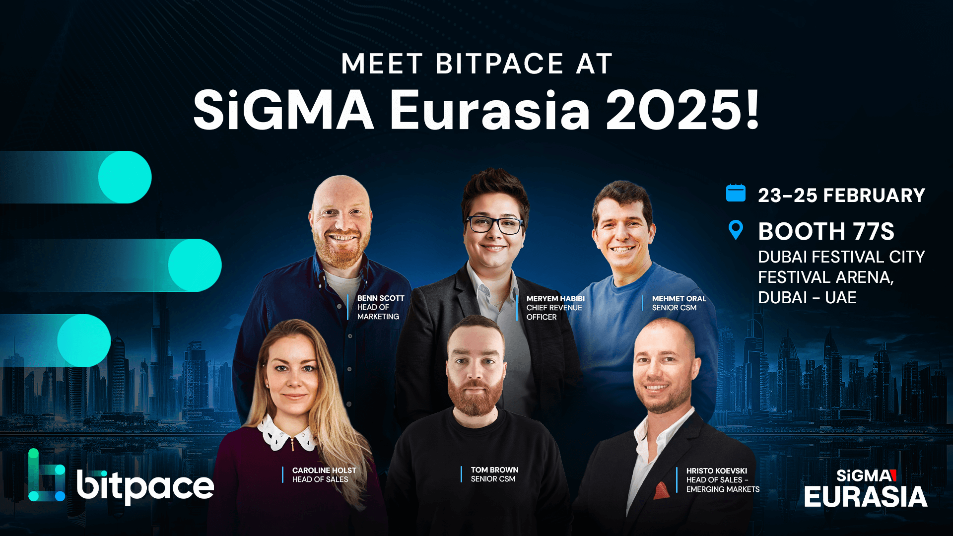 Meet Bitpace at SiGMA Eurasia (Dubai) 2025