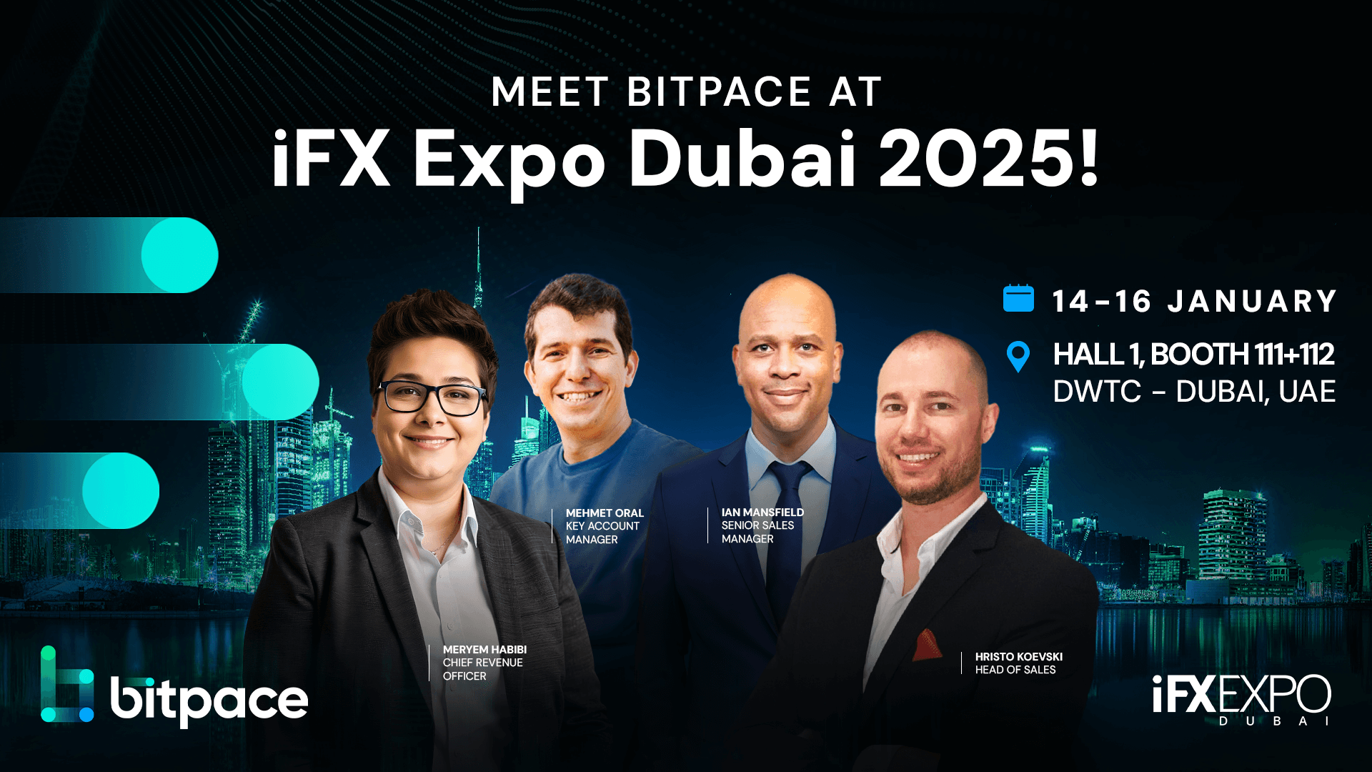 Meet Bitpace at iFX Expo Dubai 2025