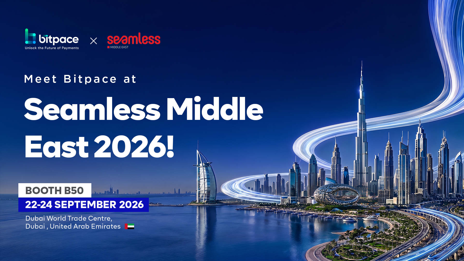 Meet Bitpace at Seamless Fintech Middle East 2026