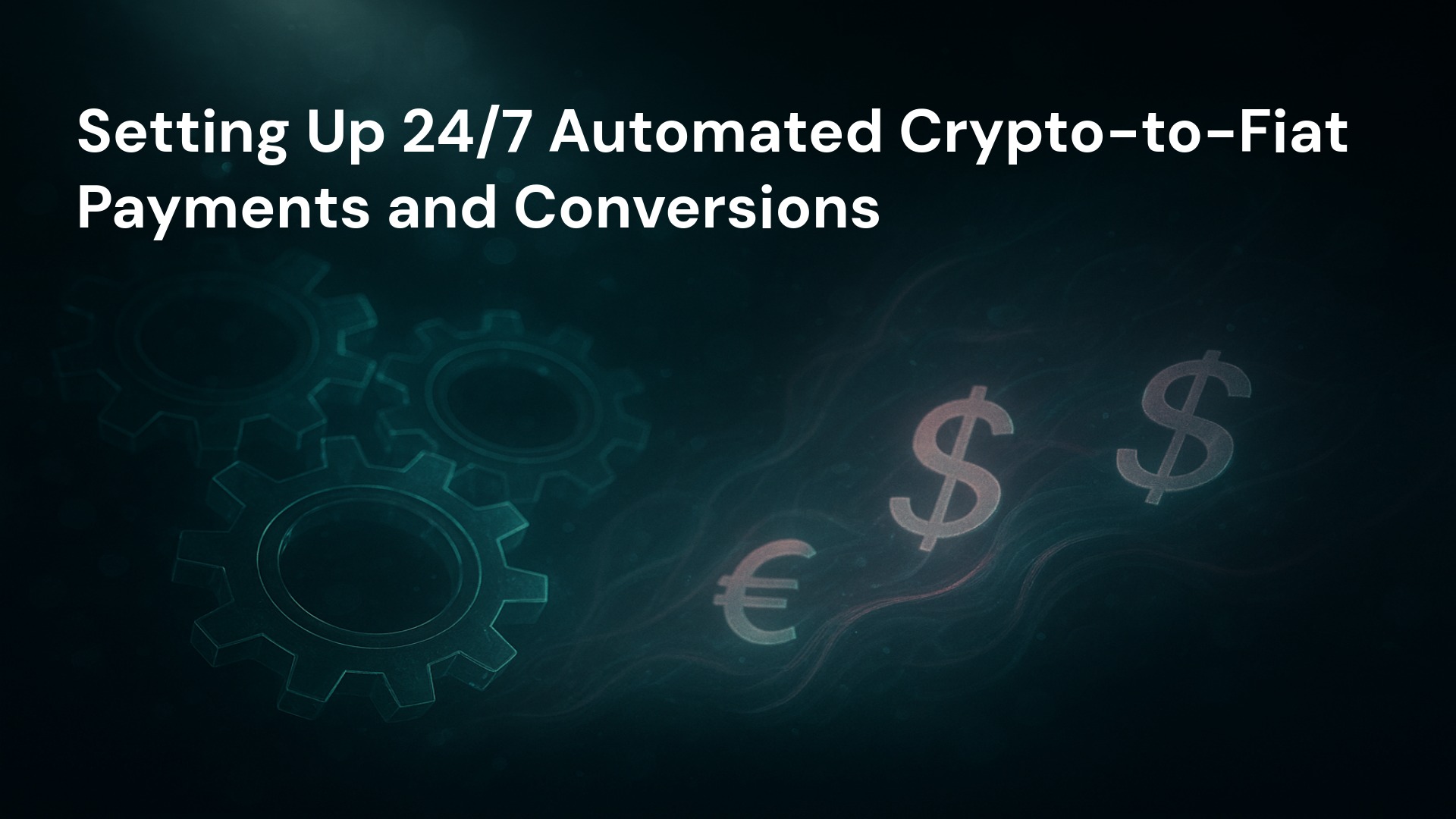 Setting Up 24/7 Automated Crypto-to-Fiat Payments and Conversions