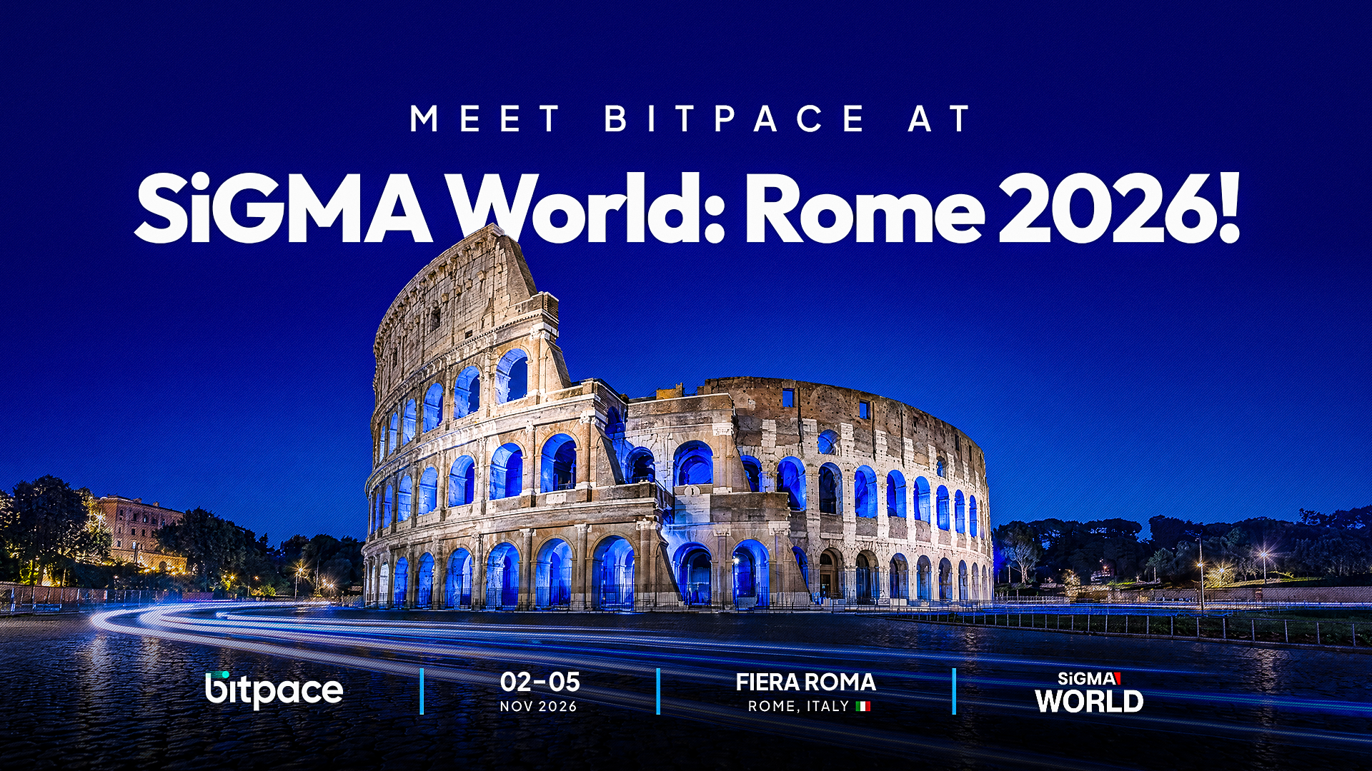 Meet Bitpace at SiGMA World: Rome 2026